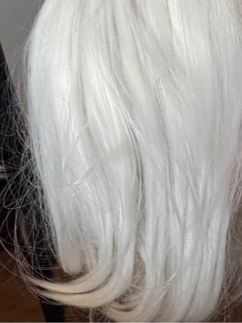 White Short Hair Wig - Women's Synthetic Hair 35.B - Picture 7 of 11
